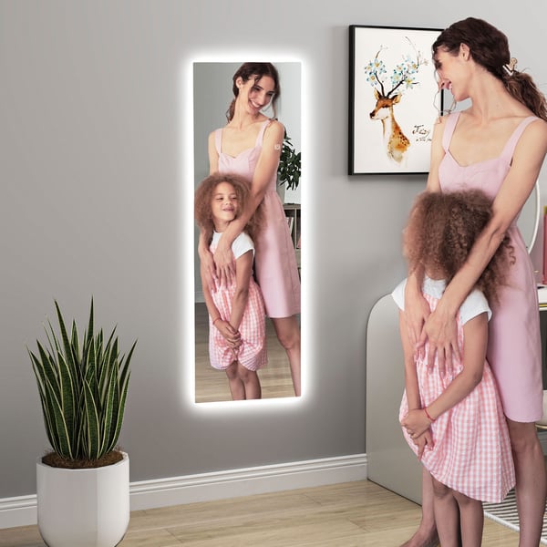 Fuld-længde Spejl, 40x120 cm, Transparent