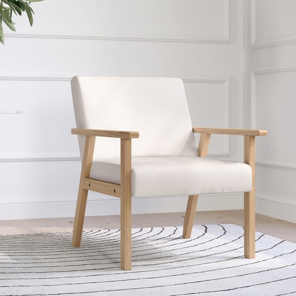 Lænestol, 64x70x72 cm, Creme
