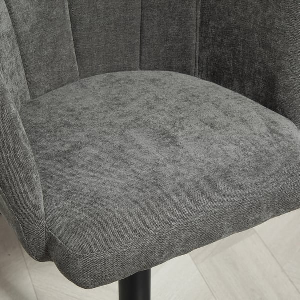 Barstolsæt, 59x53x89-110 cm, Mørkegrå
