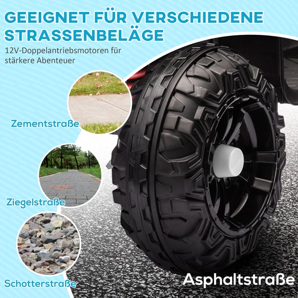 Elektrisk Quad Cykel, 85x55,5x62 cm, Hvid