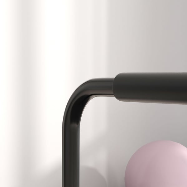 Dip-tangot, 70x50x80-105 cm, Musta