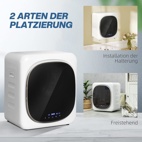 Ventilator Tørretumbler, 48x40x56 cm, Hvid