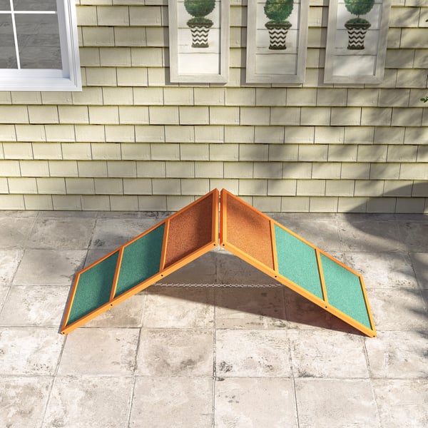 Hundagilityramp, 173x59x66 cm, Orange