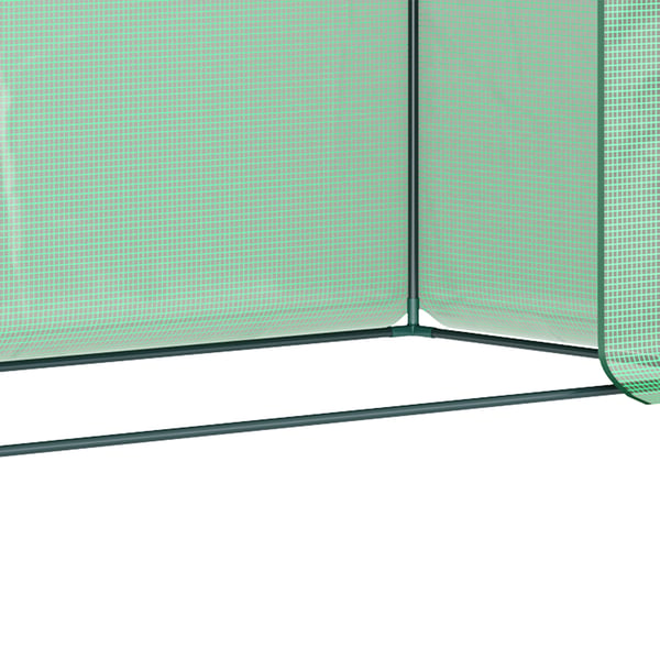 Drivhus, 200x76x168 cm, Grøn