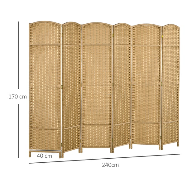 Rumdeler, 240x170 cm, Naturlig