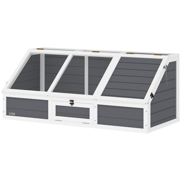 Turtle House, 120x55x50 cm, Lysegrå
