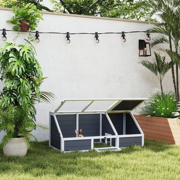 Turtle House, 120x55x50 cm, Lysegrå