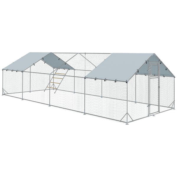 Chicken Run, 300x800x195 cm, Hopea