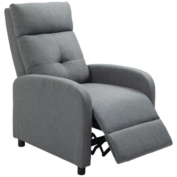 Fåtölj med recliner, 67x87x98 cm, grå Fåtölj med recliner, 67x87x98 cm, grå