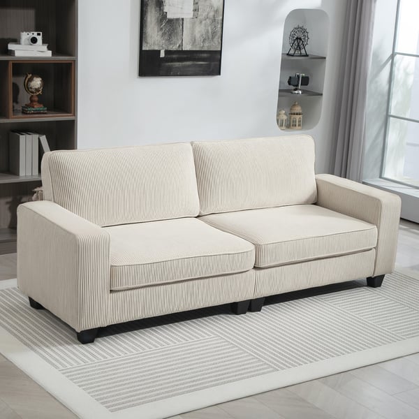 Sofa, 227x84x87 cm, Creme