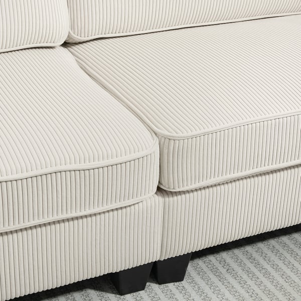 Sofa, 227x84x87 cm, Creme