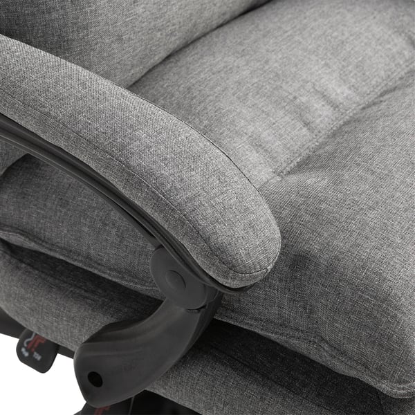 Massagekontorsstol, 70x62x120-130 cm, Svart