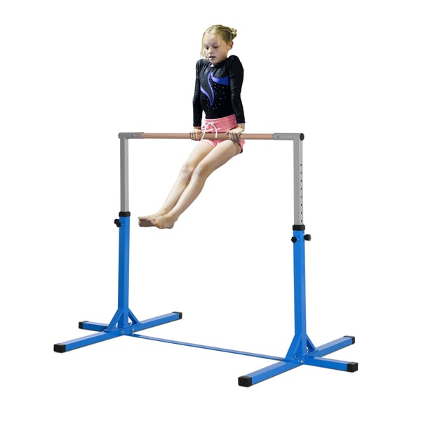 Gymnastikstang, 194x121x92-150 cm, Blå