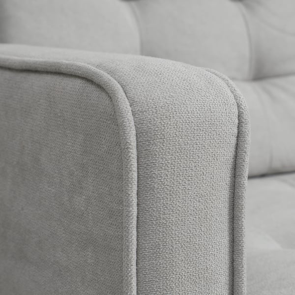 Sofa, 117x62x78 cm, Lys grå