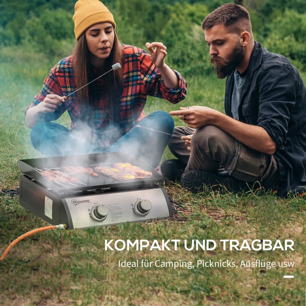 Bordgrill, 48,5x46x21 cm, Silver