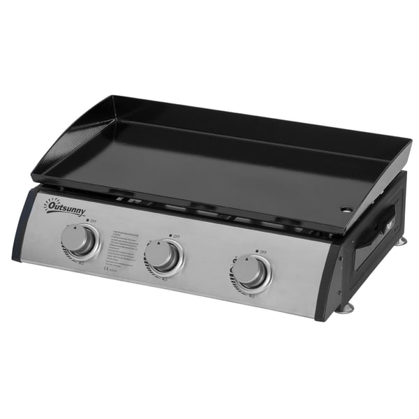 Gasgrill, 63x48x21 cm, Sort