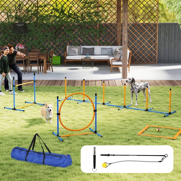 Agility Set, 348x93x92 cm, Blå och Orange