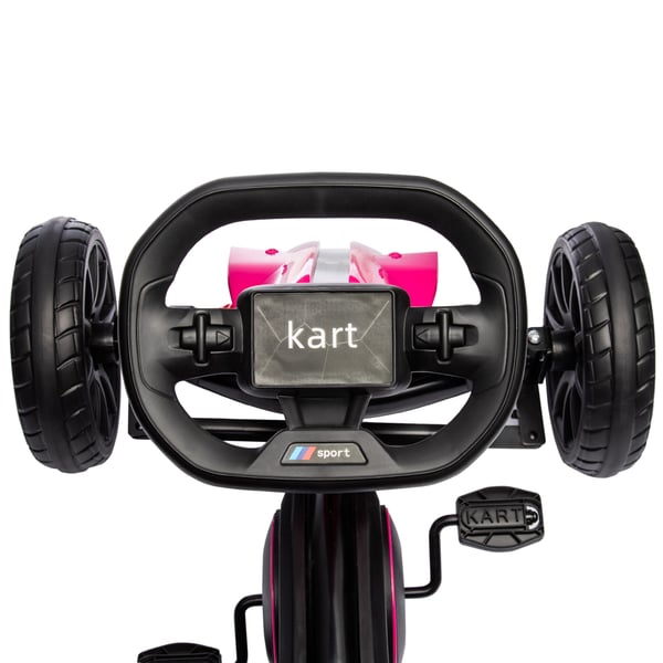 Pedal Go-Kart, 100x58x58,5 cm, Lyserød