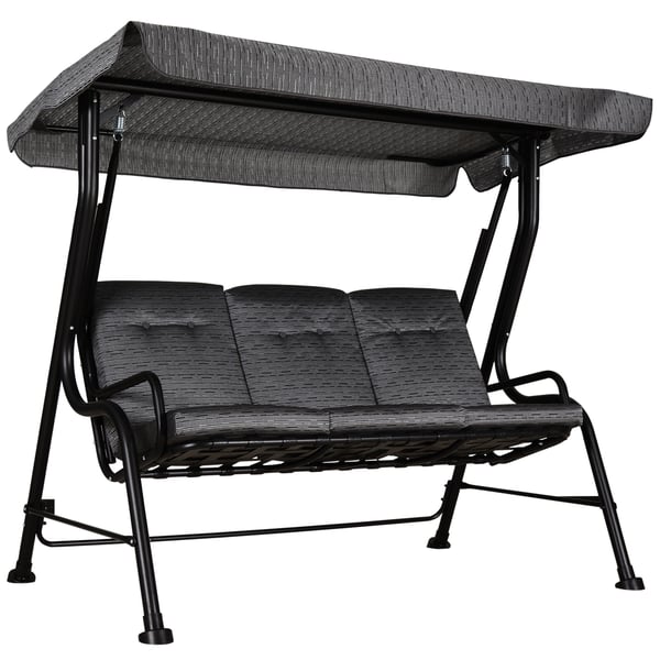 Trädgårdsgunga, 200x120x170 cm, svart Trädgårdsgunga, 200x120x170 cm, svart