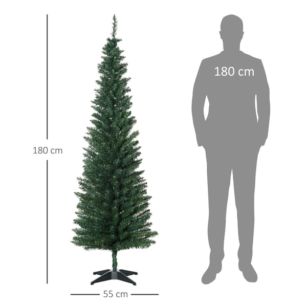 Julgran, 55 x 180 cm, Grön