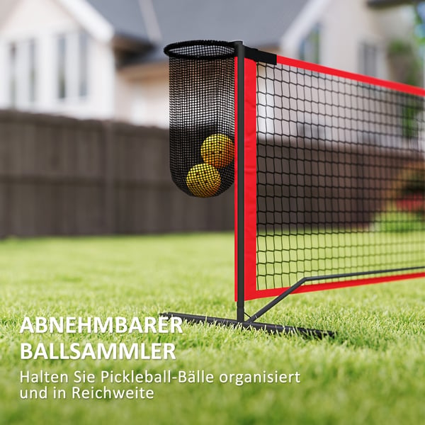 Pickleball-verkkosarja, 674x70x92 cm, Monivärinen
