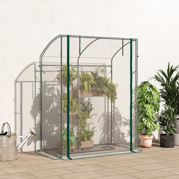 Växthus, 128x70x170 cm, Transparent