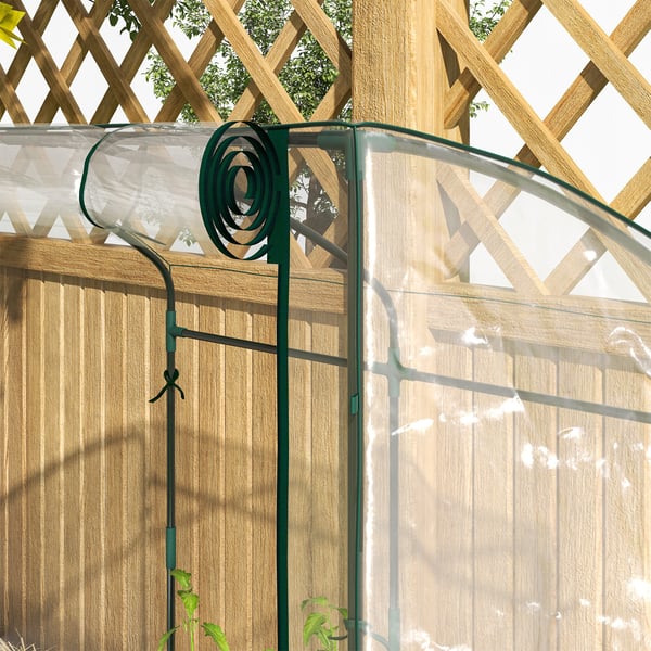 Växthus, 128x70x170 cm, Transparent
