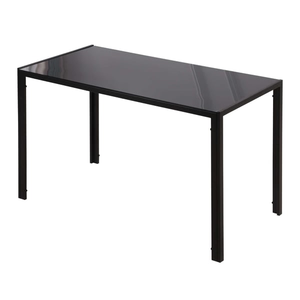 Spisebord, 120x60x75 cm, Sort