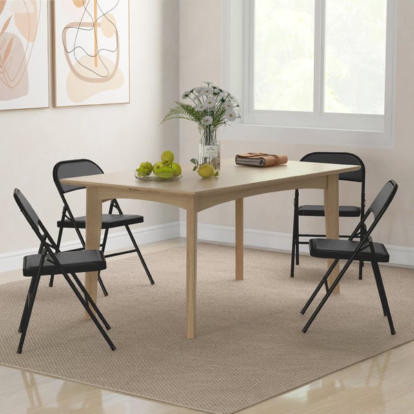 Hopfällbar stol, 45x46x78 cm, svart