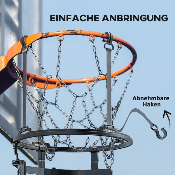 Basketballretur, 35,6x35,6x75,5 cm, Sort