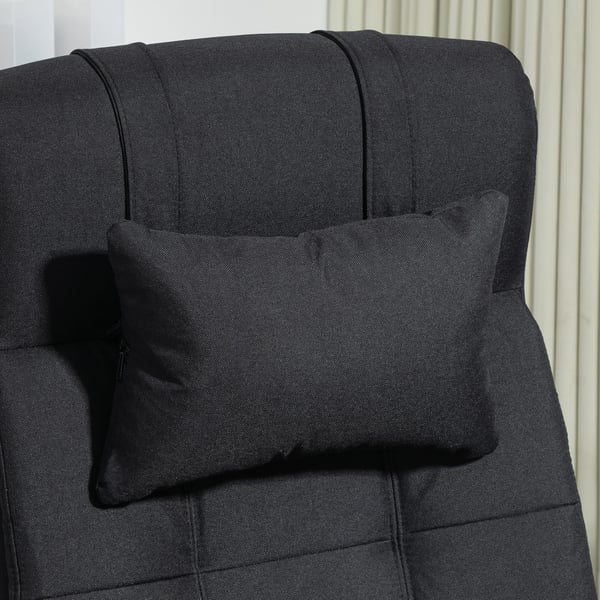 Toimisto tuoli, 66x76x112-120 cm, Musta