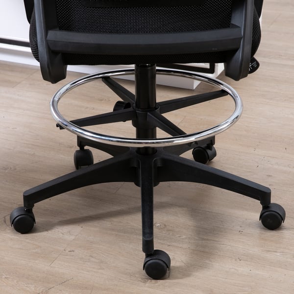 Toimiston tuoli, 64x59x104-124 cm, Musta