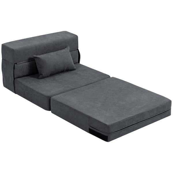 Sovesofa, 210x80x15 cm, Mørkegrå Sovesofa, 210x80x15 cm, Mørkegrå
