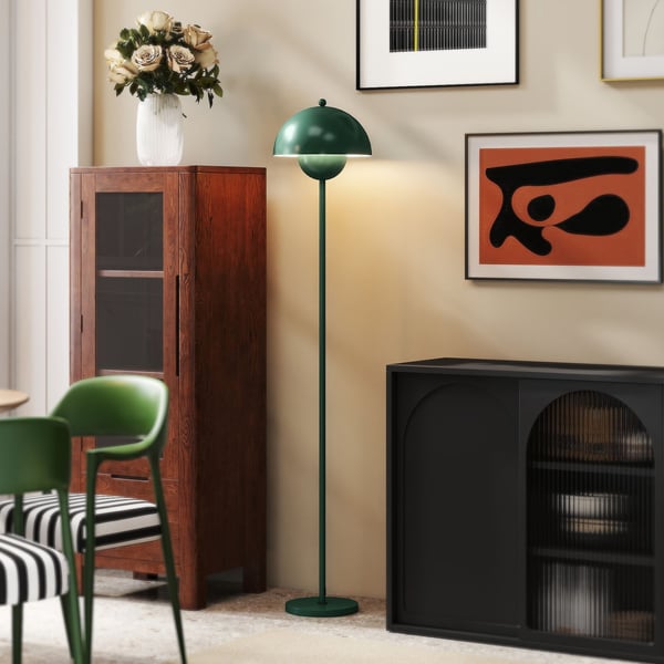 Gulvlampe, 30x155 cm, Grøn