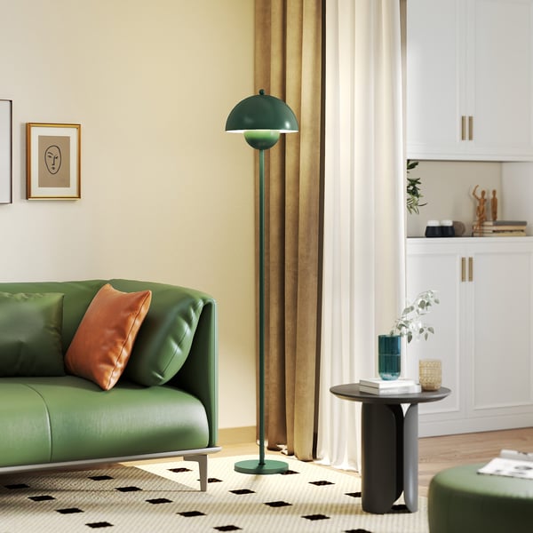 Gulvlampe, 30x155 cm, Grøn