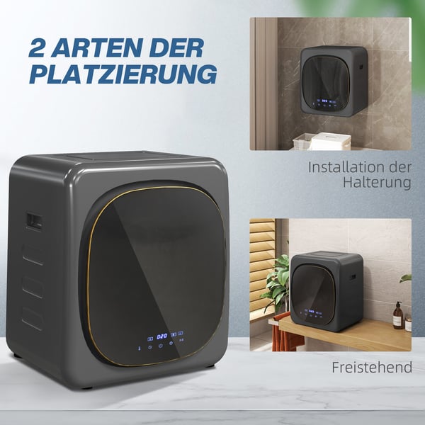 Ventilator Tørrer, 48x40x56 cm, Grå