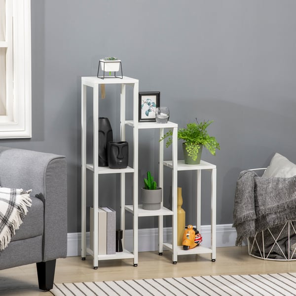 Planteholder, 65x23x94,5 cm, Hvid