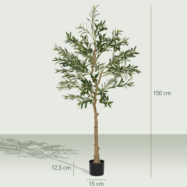 Tekokasvi, Oliivipuu, 150 cm, Vihreä