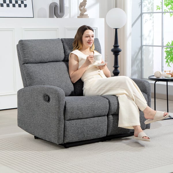 Lænestol Sofa, 114x91x98 cm, Grå