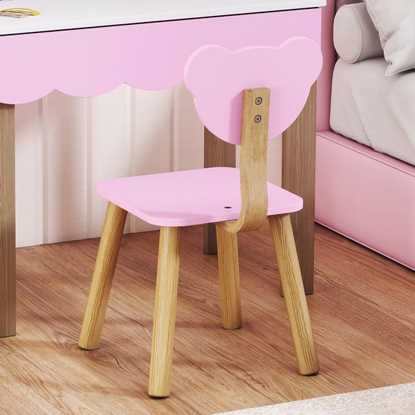 Pigesminkebord, 68x35x86 cm, Pink
