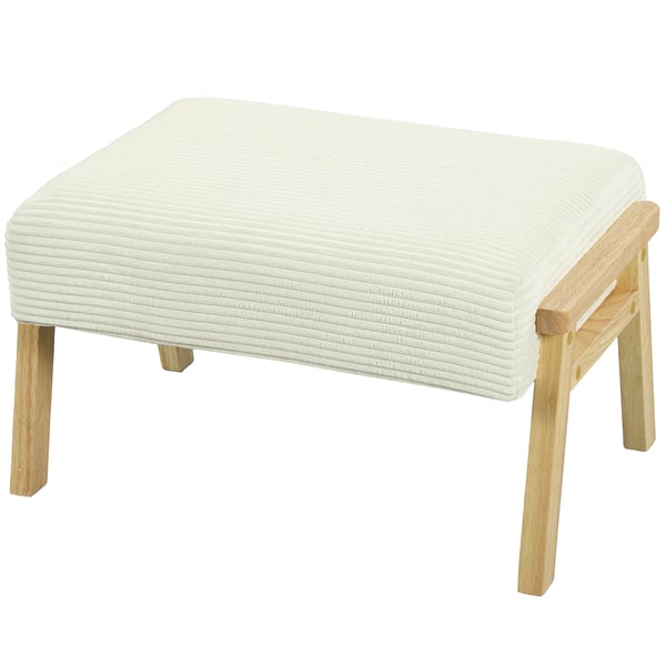 Fodskammel, 70x46x40 cm, Creme