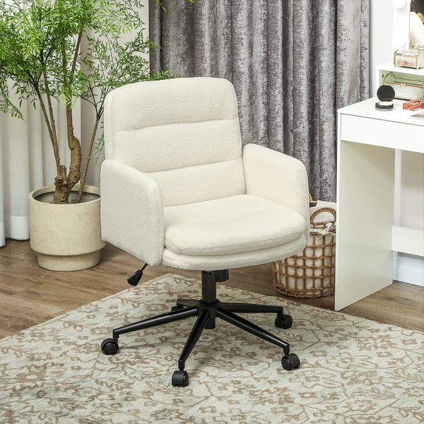 Toimiston tuoli, 61,5x65x91-101 cm, kerma