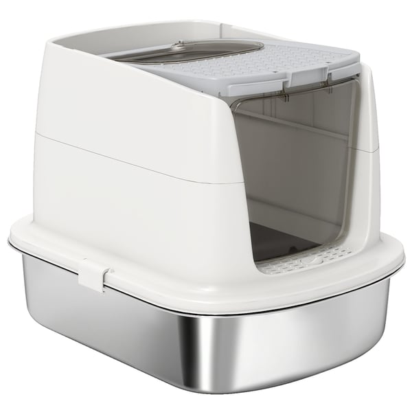 Kattetoilet, 52,4x41,3x39,8 cm, Hvid