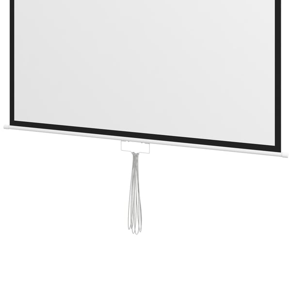Projektionsskærm, 178x178 cm, Hvid