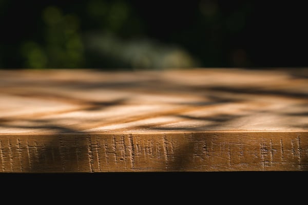 Herringbone-konsolipöytä - Luonnollinen