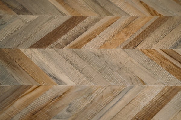 Herringbone-konsolipöytä - Luonnollinen