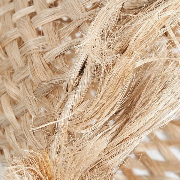 Abaca Jelly Fish Pendel - Naturlig - M