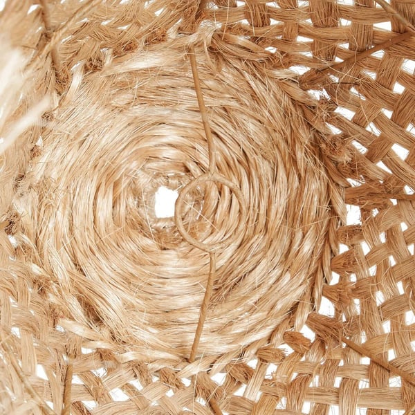 Abaca Jelly Fish Pendel - Naturlig - M