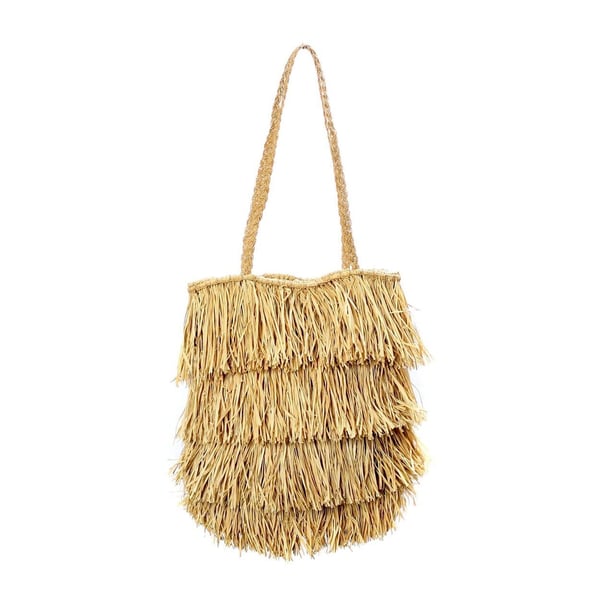 Raffia Bahamas Tote - Natur