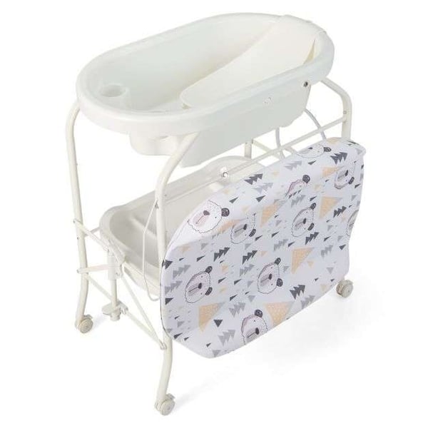 Babyskiftetabel, 86x50x104 cm, Hvid